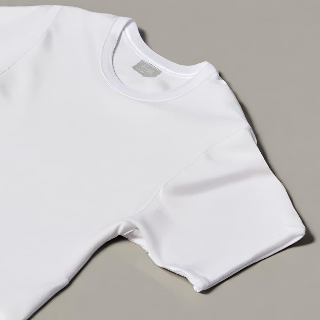Classic White Crew Neck T-Shirt 3