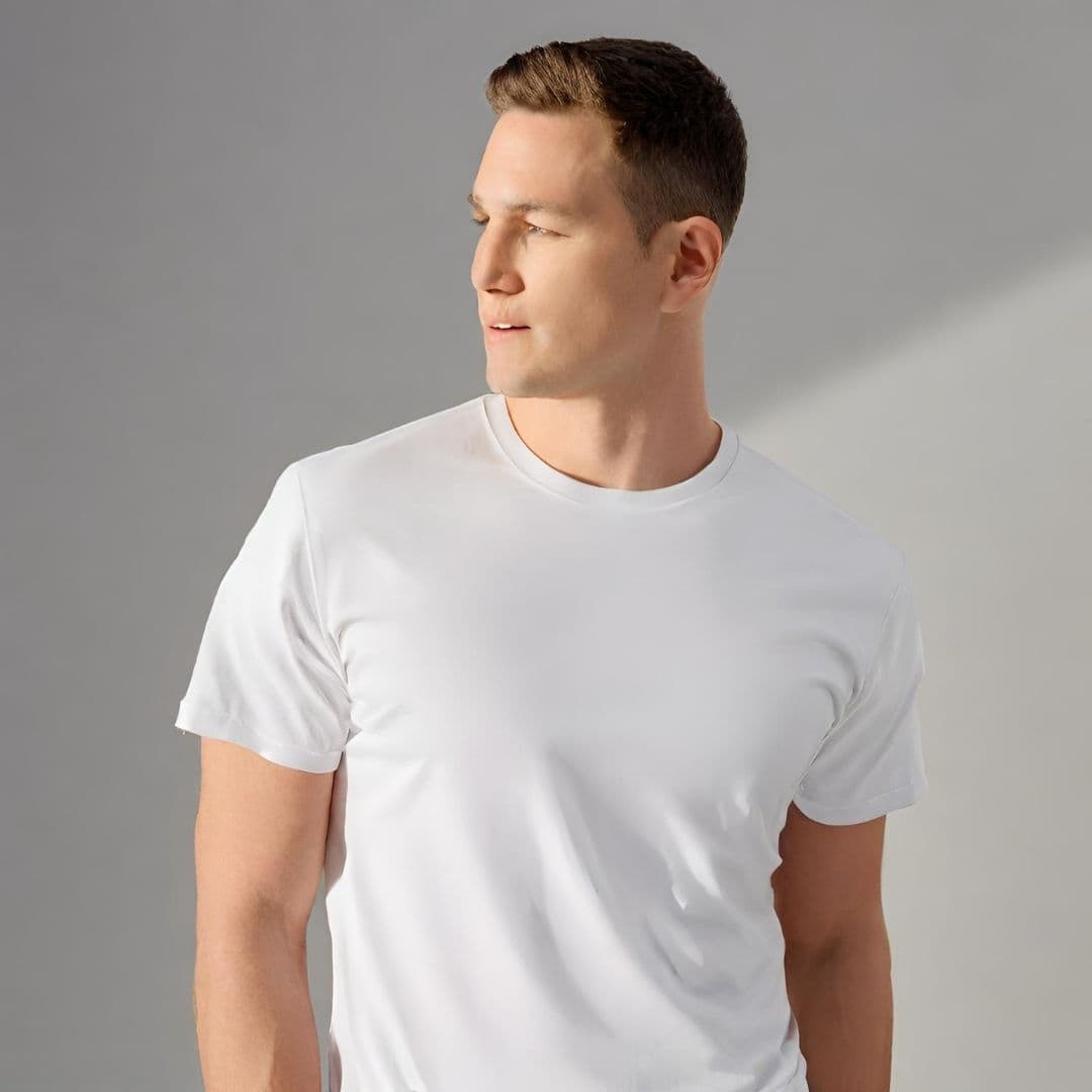 Classic White Tee - Timeless Style and Comfort 2