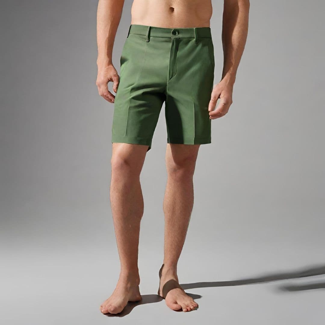 Classic Olive Chino Shorts 2
