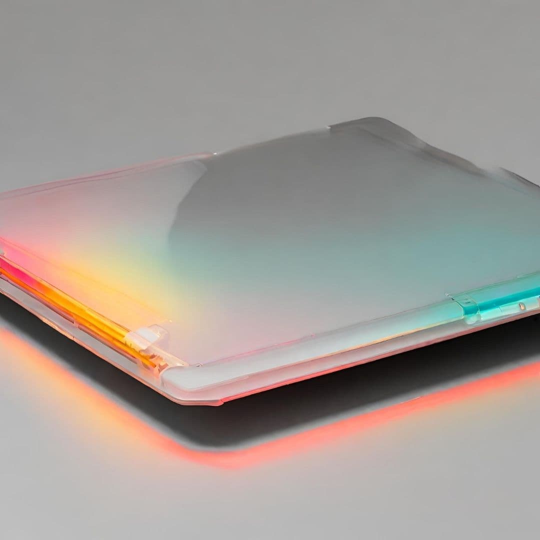Sleek Modern Laptop with Ambient Lighting 3