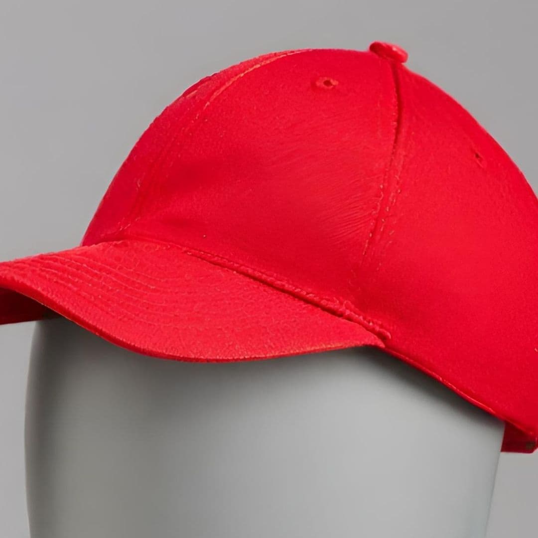Classic Red Baseball Cap 3