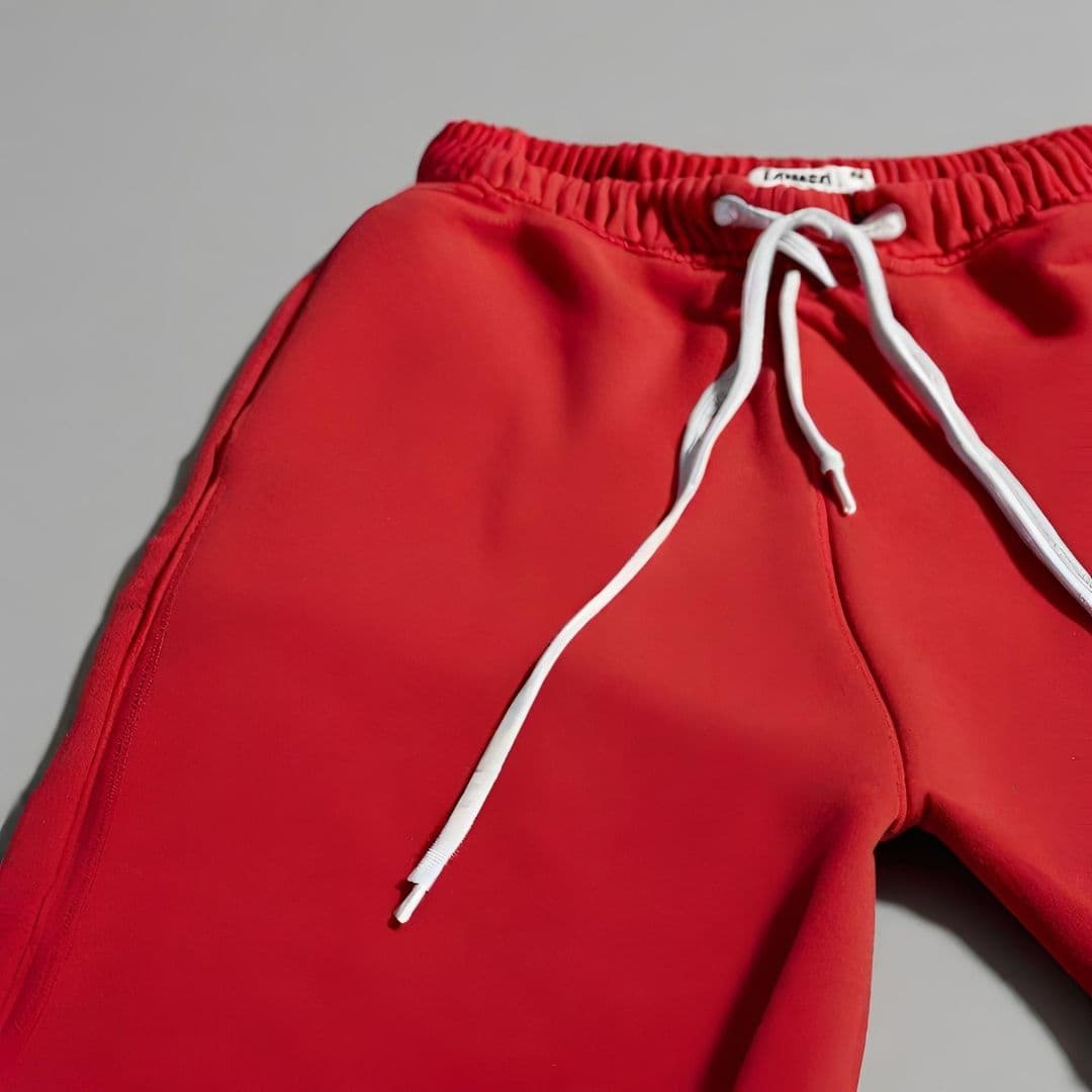 Classic Red Jogger Sweatpants 3