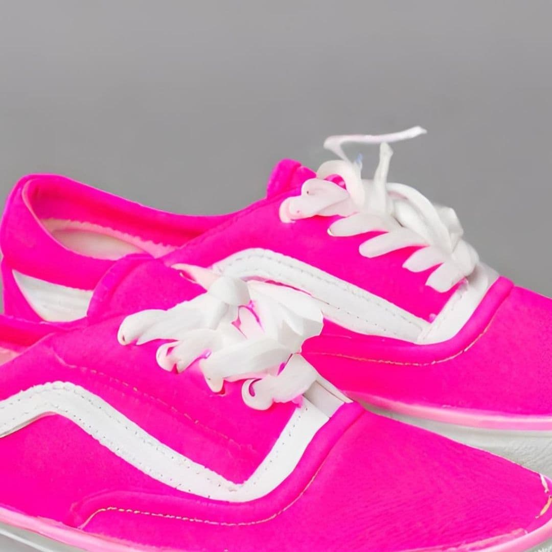 Vibrant Pink Classic Sneakers 3