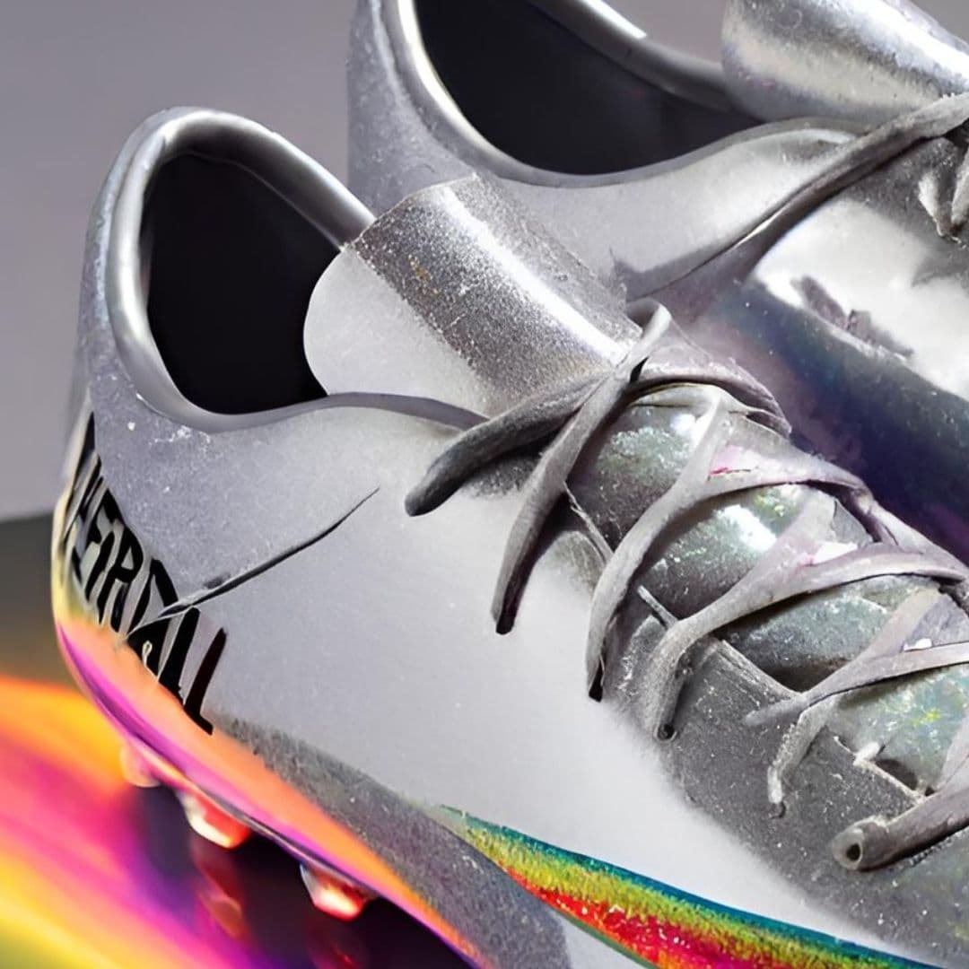 Futuristic Holographic Soccer Cleats 2