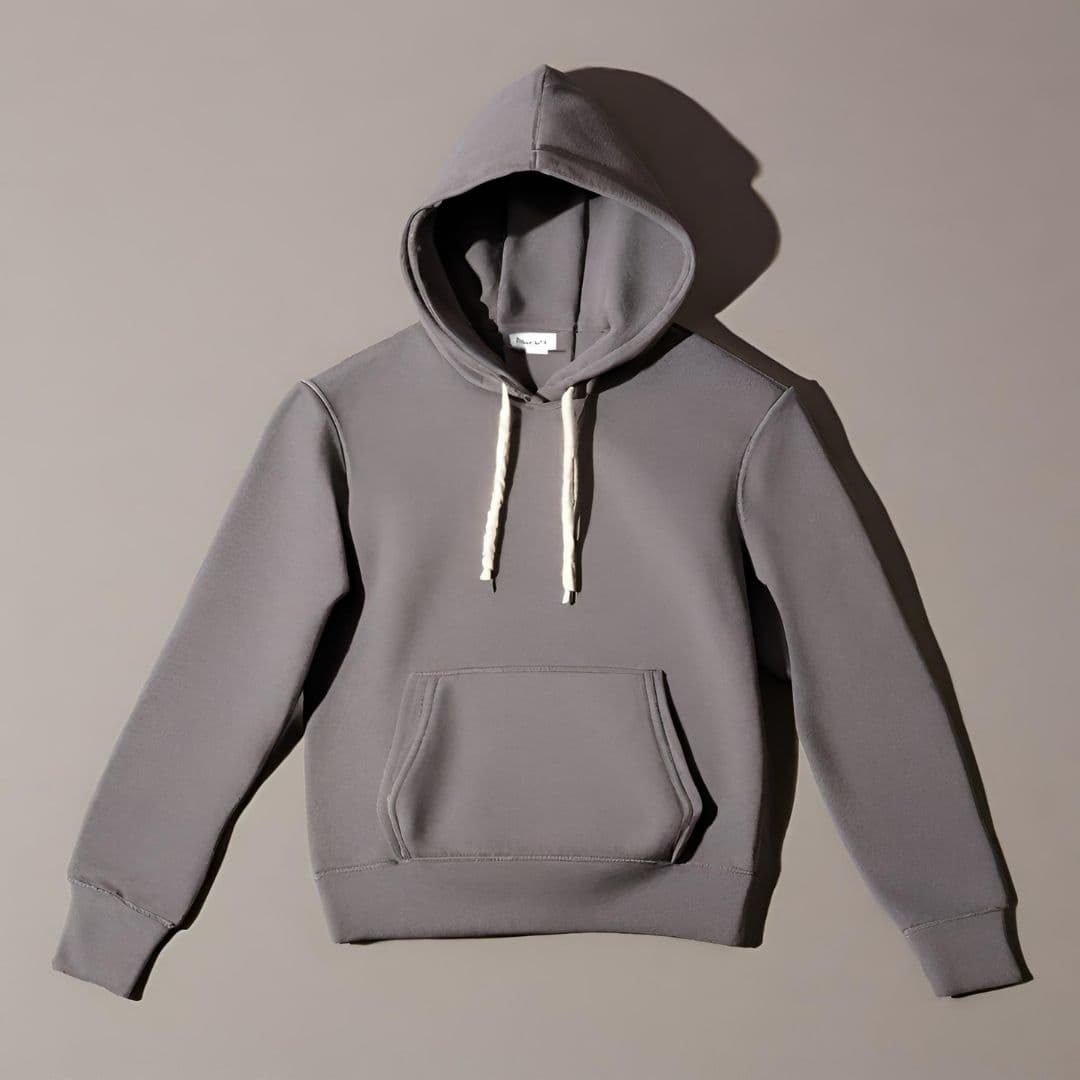 Classic Grey Hooded Sweatshirt