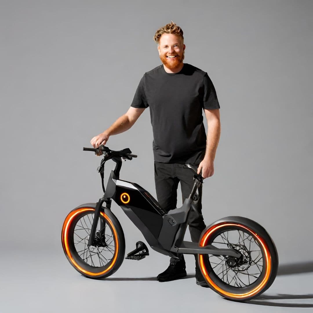 Sleek Futuristic Electric Bicycle 3