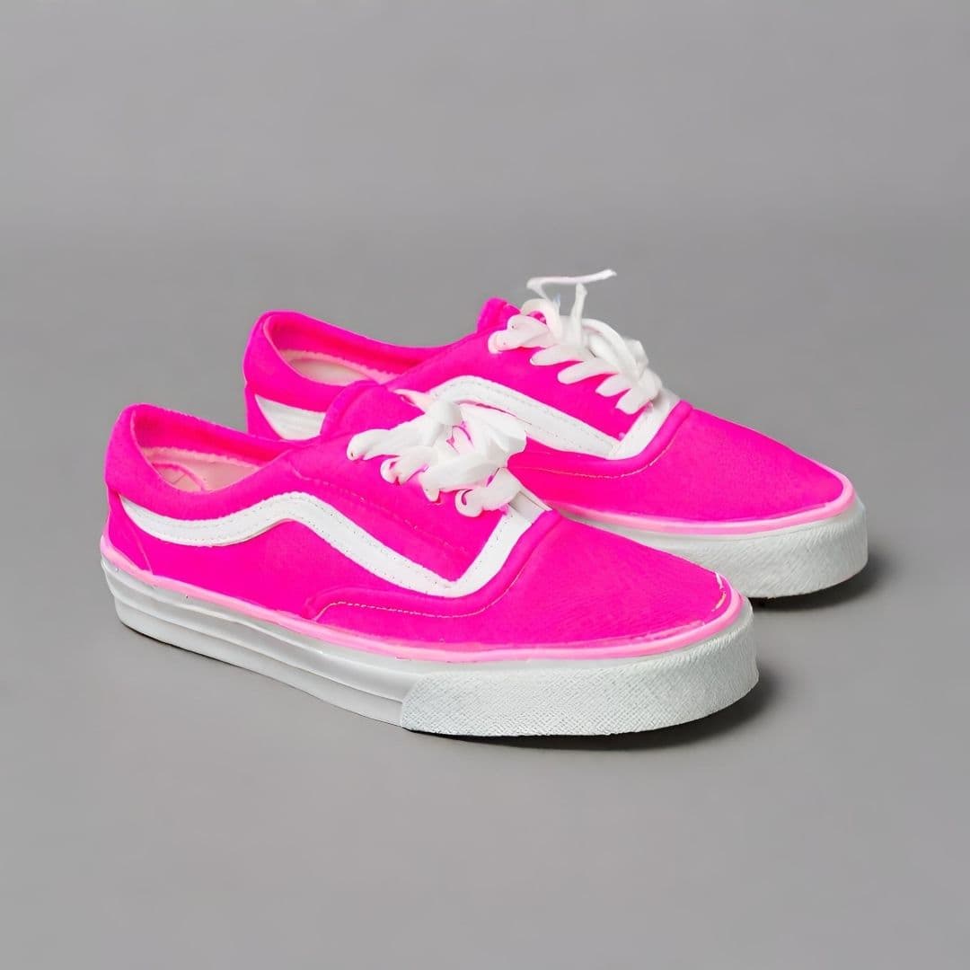 Vibrant Pink Classic Sneakers 2