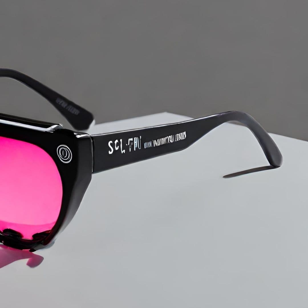 Trendy Pink-Tinted Sunglasses 3