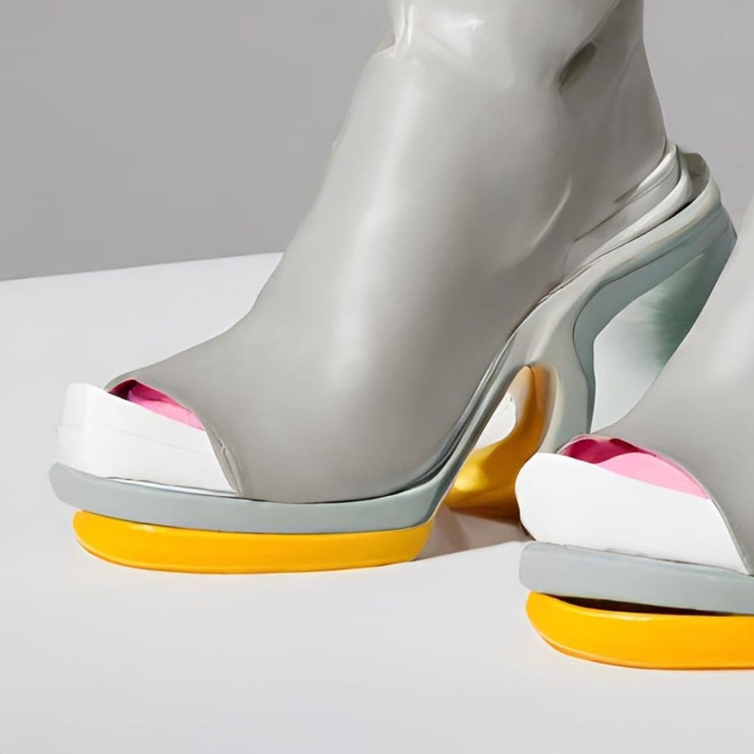 Futuristic Chic High-Heel Boots 3