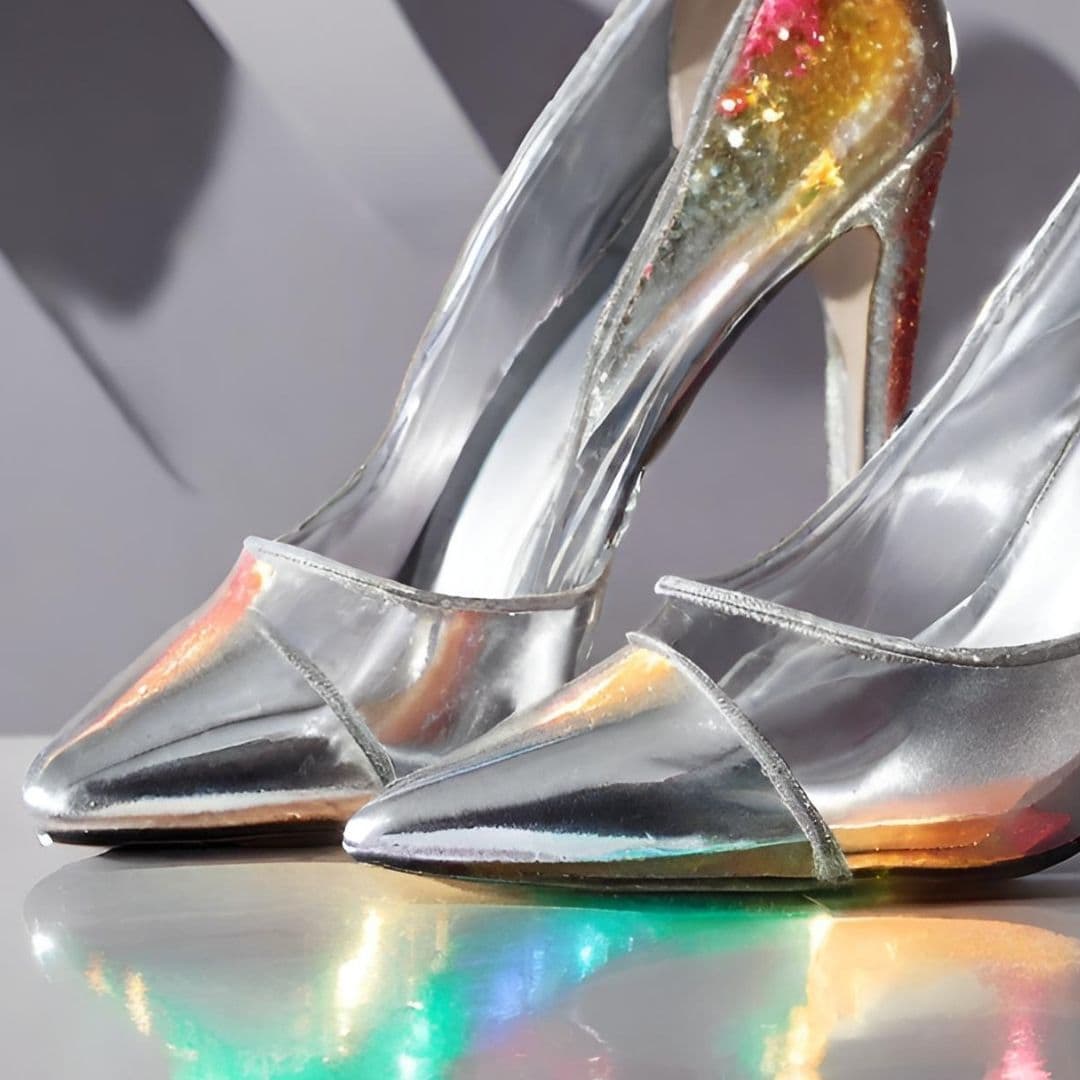 Rainbow Glitter High Heels 3