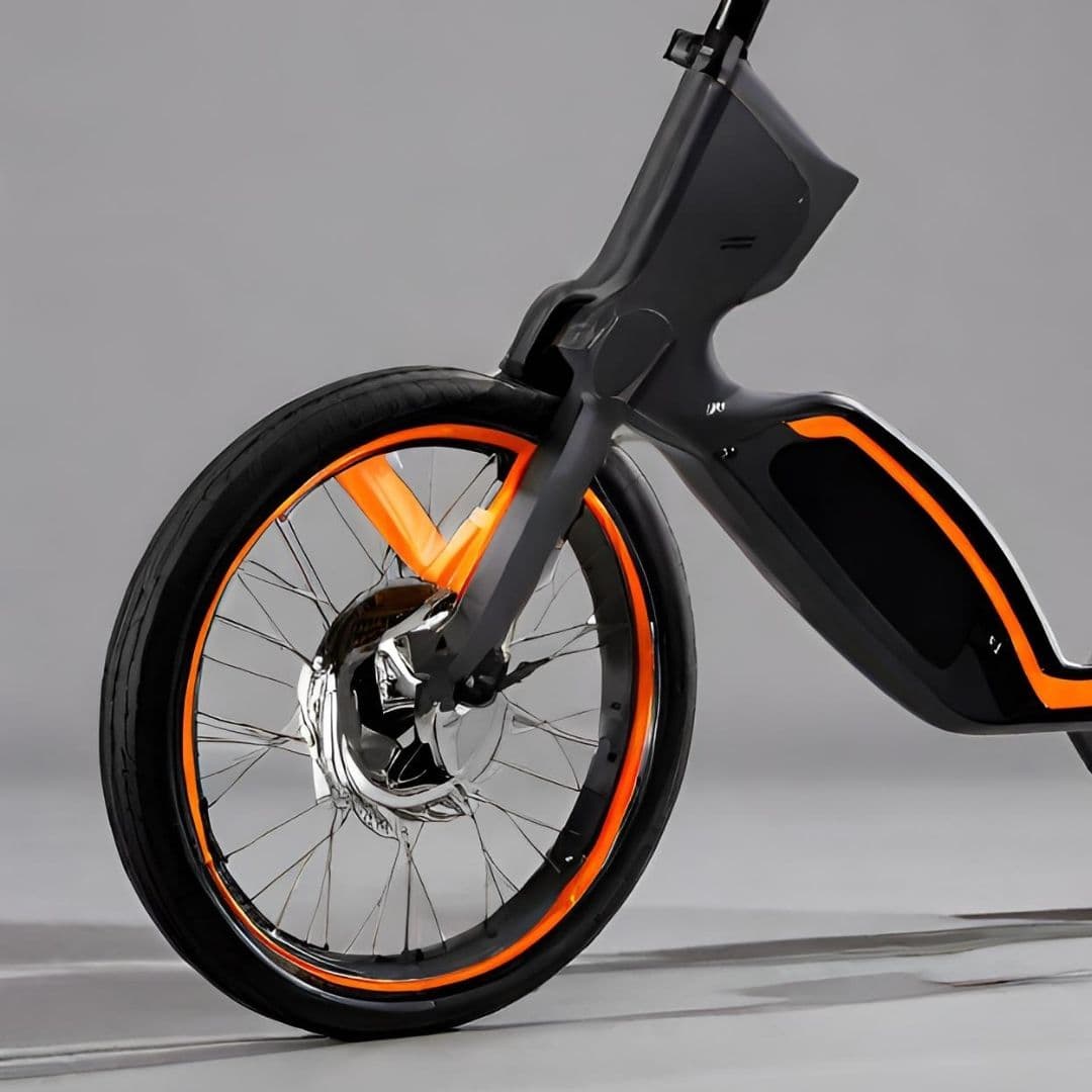 Sleek Futuristic Electric Bicycle 2